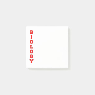 Biologie Post-it Klebezettel