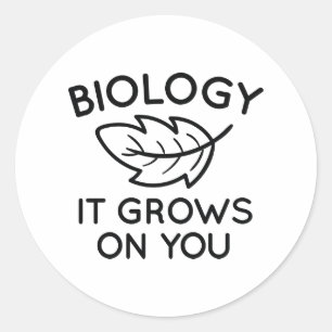 Biologie Runder Aufkleber