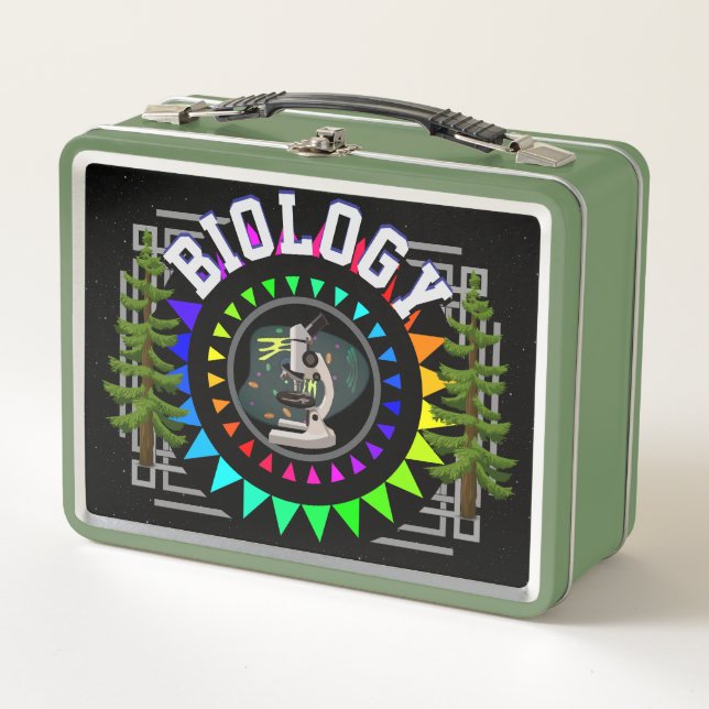 Biologie Science Metal Lunchbox (Vorderseite)