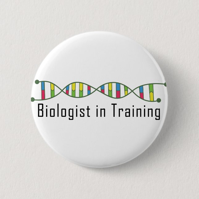 Biologie-Student Button (Vorderseite)