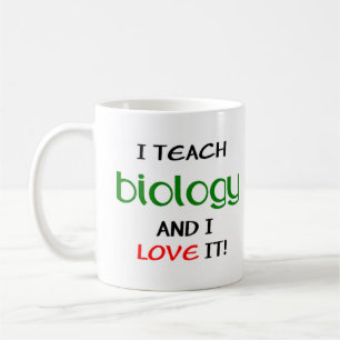 Biologie und Liebe lehren Kaffeetasse