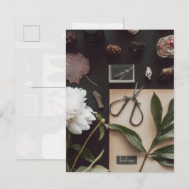 Biologie-Wissenschaft Flat Lay Academia Postkarte