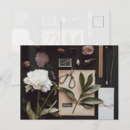 Biologie-Wissenschaft Flat Lay Academia Postkarte