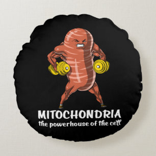 Biologie Wissenschaft Mitochondria Funny Joke Rundes Kissen