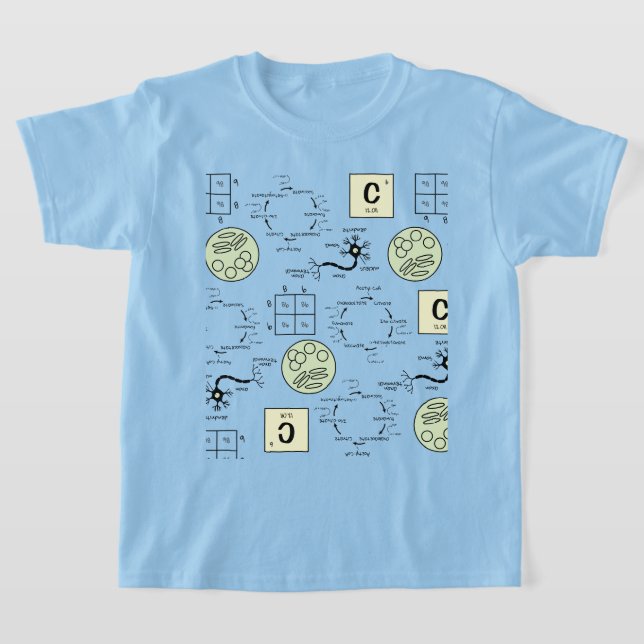 Biologie Wissenschaftler Zellgenetik Neuron Nerd T-Shirt (Ablage )