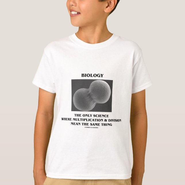 Biologie-Wissenschafts-Abteilungs-Vermehrung die T-Shirt (Vorderseite)