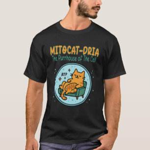 Biologie Wortspiel Katzen Lustige Wissenschaft Hum T-Shirt