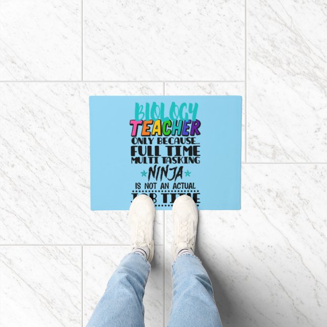 Biologielehrer nur aufgrund des Multi-Time-Program Fußmatte (Indoor)