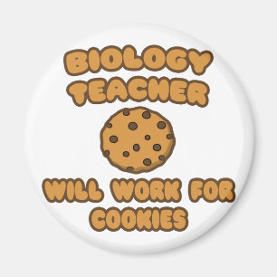 Biologielehrer .. Wird für Cookies funktionieren Magnet