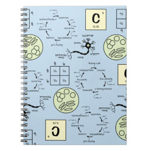 Biologielehrer Zellgenetik Neuronaler Nerd Notizblock
