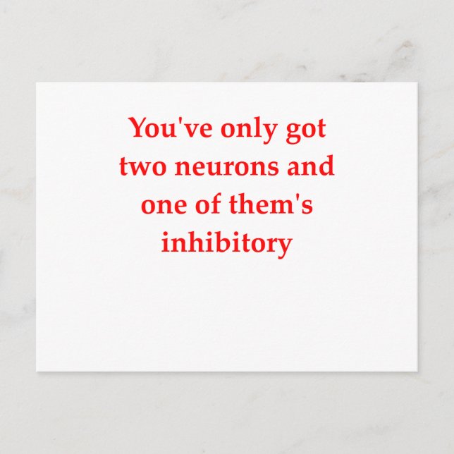 Biologiewitz Postkarte (Vorderseite)