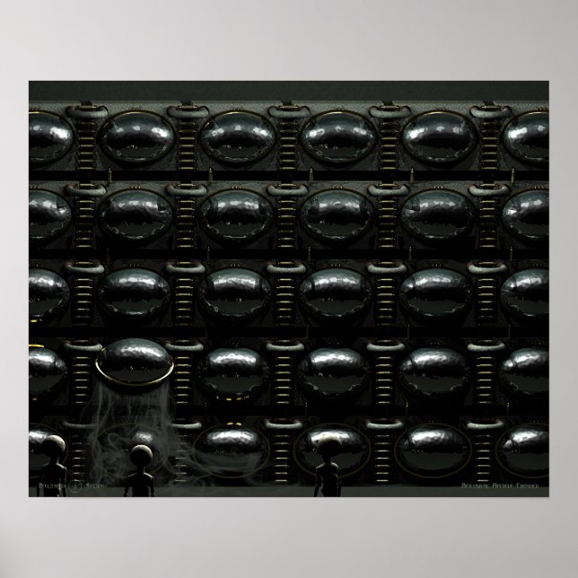 Biologische Gerecycelt Kammer Poster (Vorne)