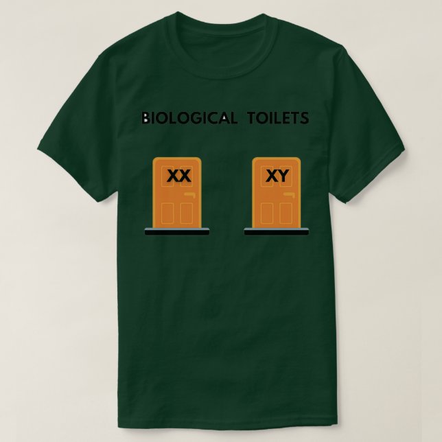 Biologische Toiletten T-Shirt (Design vorne)