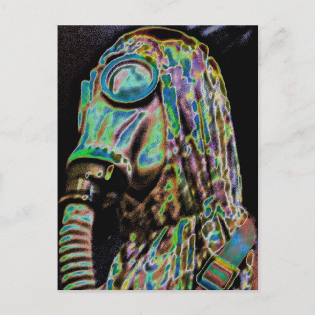 Biologischer, chemischer und Nuklearer BNC-Anzug(2 Postkarte (Vorderseite)