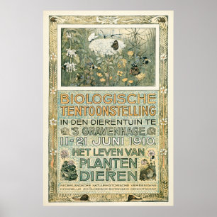 Biologisches Ausstellungsposter, Niederländisch, V Poster