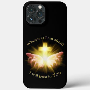 Biologisches Zitat mit Händen, die Cross halten Case-Mate iPhone Hülle