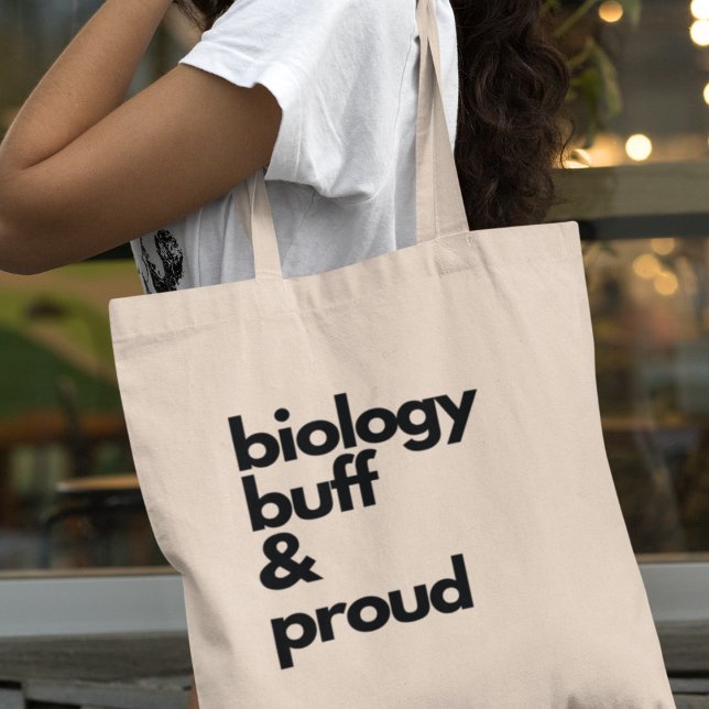 Biology Buff & Proud Science Biology Teacher Gift Tragetasche (Shop now and make a bold statement as a proud biology enthusiast! )