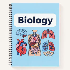 Biology Human Anatomy Organs Educational Notebook  Notizbuch
