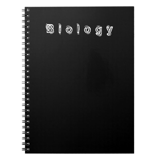 Biology Spiral Foto Notebook Notizblock (Vorderseite)
