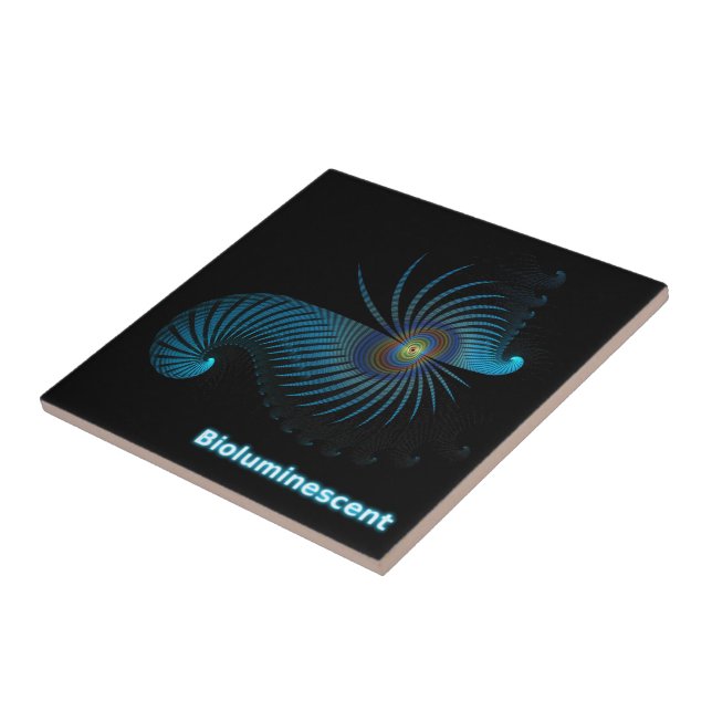Biolumineszente Alien Sea Creation Fliese (Seite)