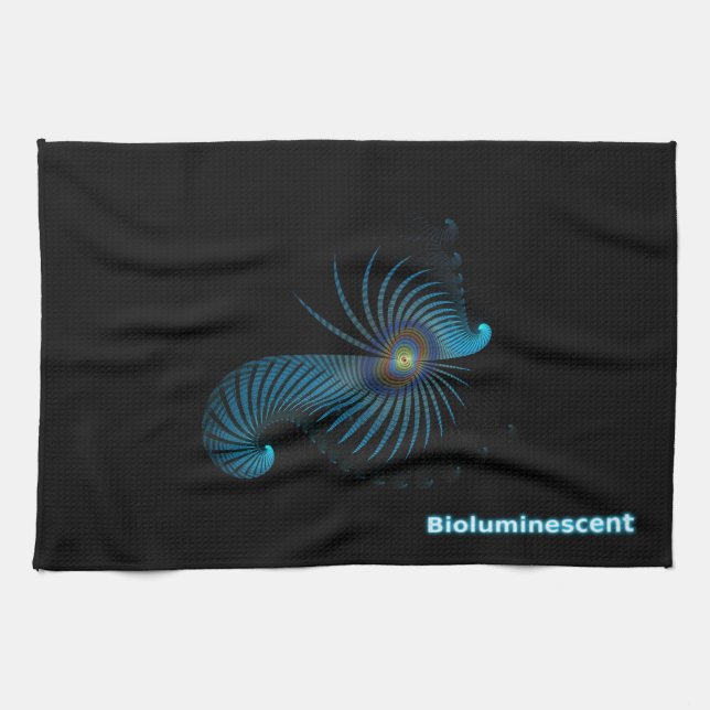 Biolumineszente Alien Sea Creation Handtuch (Horizontal)