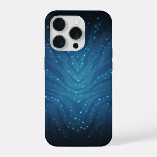 Biolumineszentes Blaues Alien-Hautmuster - Avatar iPhone 15 Pro Hülle