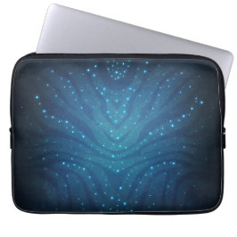 Biolumineszentes Blaues Alien-Hautmuster - Avatar Laptopschutzhülle