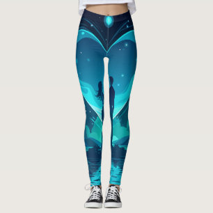 Biolumineszenz der Liebe Leggings