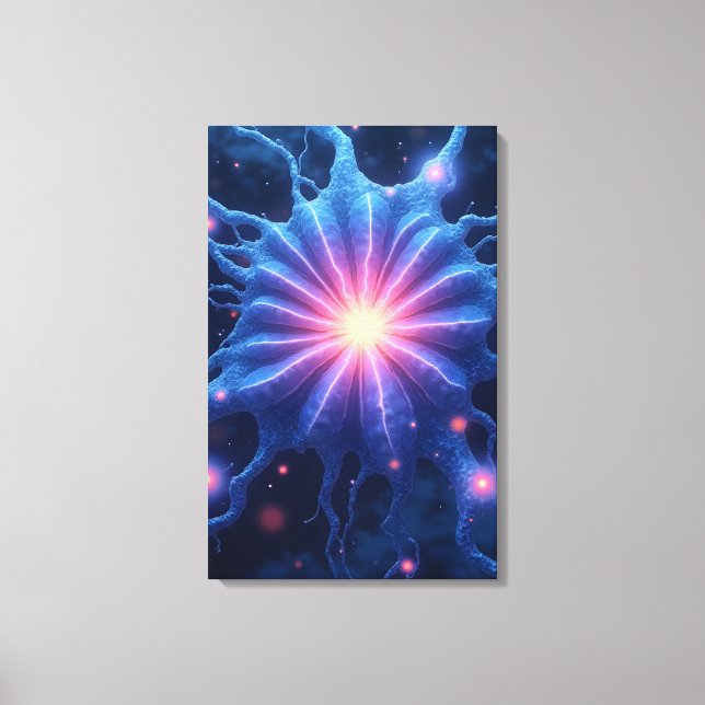 Biolumineszenz Leinwanddruck (Vorderseite)