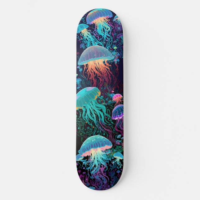 Biolumineszenz Skateboard (Vorderseite)
