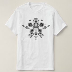 Biomechanische Alien drone / Alien Tintenfisch v4 T-Shirt