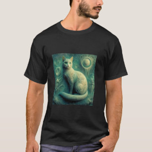 Biomechanische Katze - H. R. Giger Inspiriert T-Shirt