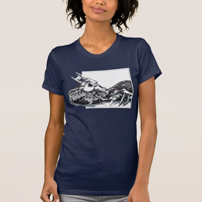 Biomechanischer Drache T-Shirt (Vorderseite)