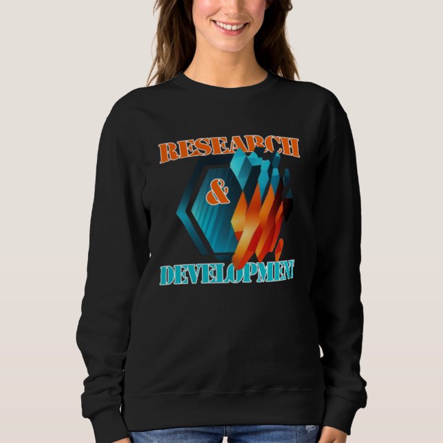 Biomedical Research and Development R&D Sweatshirt (Vorderseite)