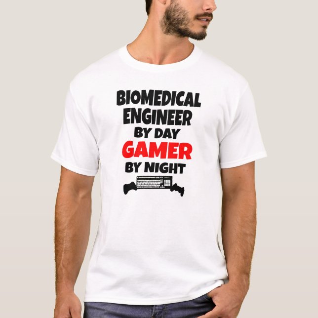Biomediziner Gamer T-Shirt (Vorderseite)