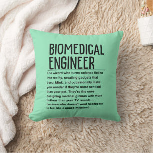 Biomediziner Kissen