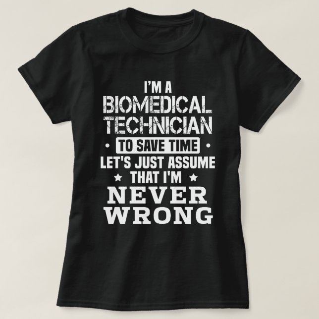 Biomediziner T-Shirt (Design vorne)