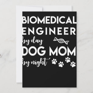 Biomedizinische Ingenieurin Hundemama Hunde Liebha Dankeskarte