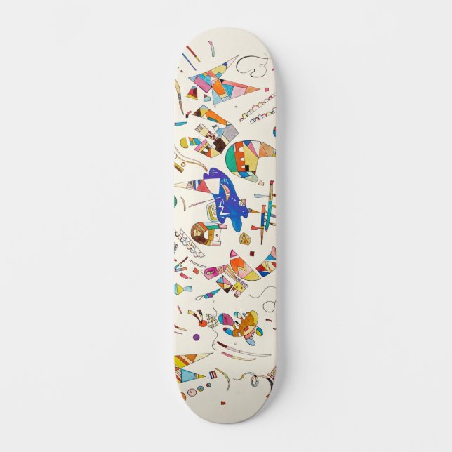 Biomorphe Geometrie | Wassily Kandinsky | Skateboard (Vorderseite)