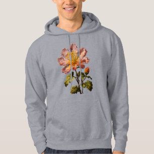 Biomorphes Blume Airbrush-Malerei Hoodie Design