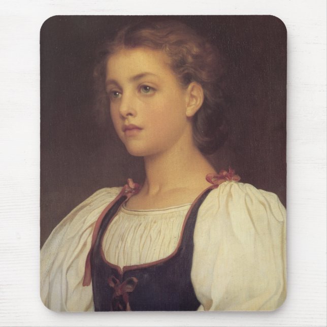 Biondina (von Frederic Leighton) Mousepad (Vorne)