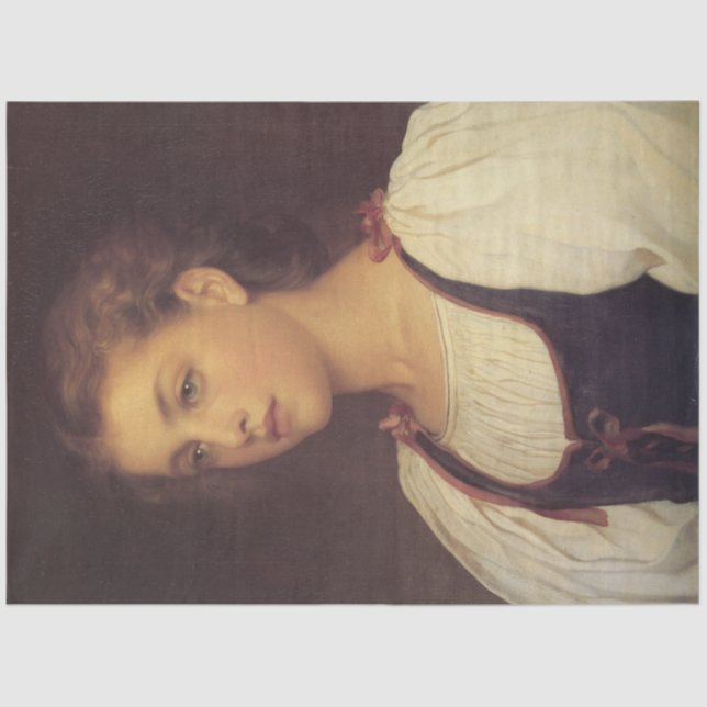 Biondina (von Frederic Leighton) Seidenpapier (Vorderseite)