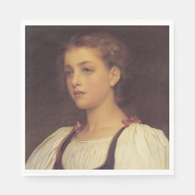 Biondina (von Frederic Leighton) Serviette (Vorderseite)