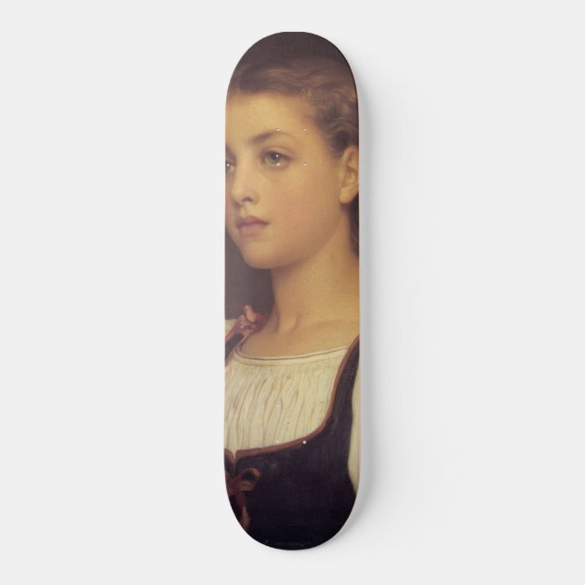 Biondina (von Frederic Leighton) Skateboard (Vorderseite)