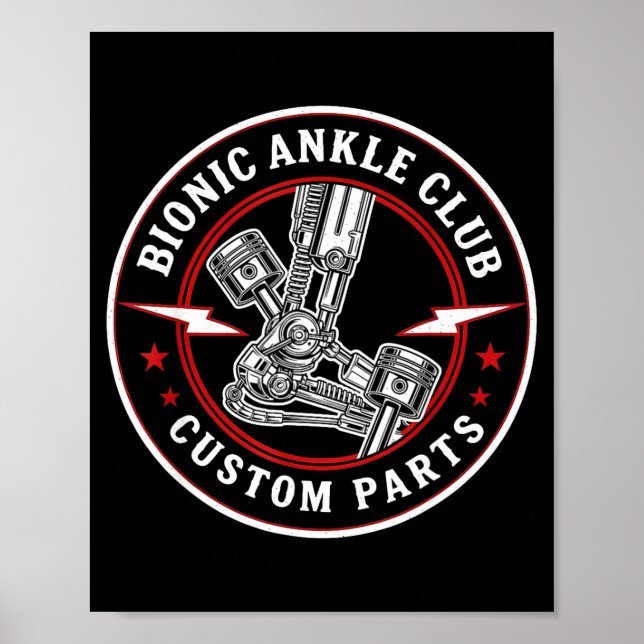 Bionic Ankle Replacement Recovery Bionic Ankle Sur Poster (Vorne)