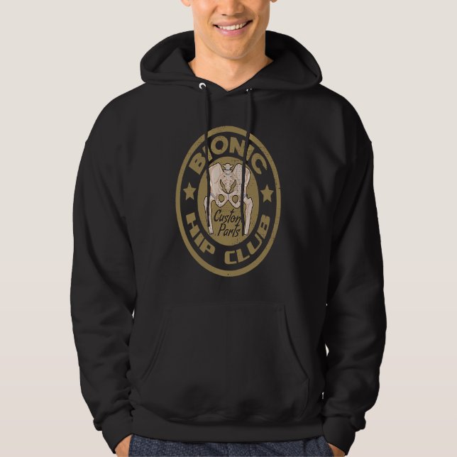 Bionic Hip Club Custom Parts Artificial Body Part Hoodie (Vorderseite)