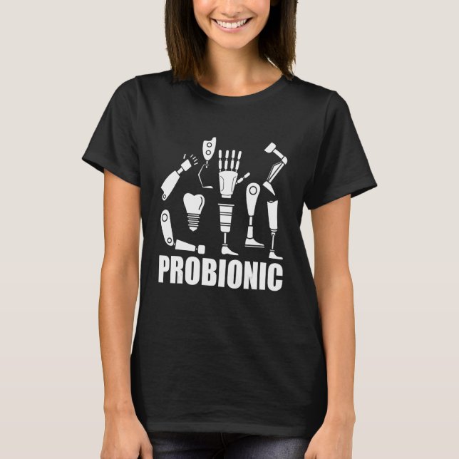 Bionic Knee Pun Probionic Bionic Hip Replacement T T-Shirt (Vorderseite)