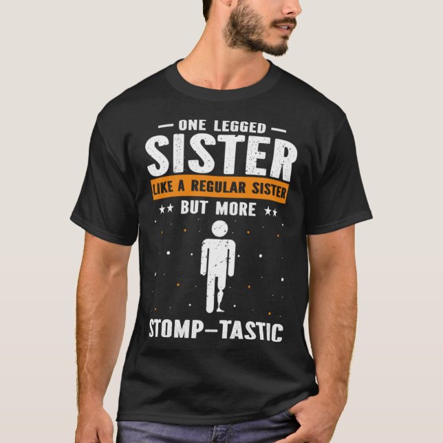Bionic Leg Theme and Amputation Survivor Theme T-Shirt (Vorderseite)