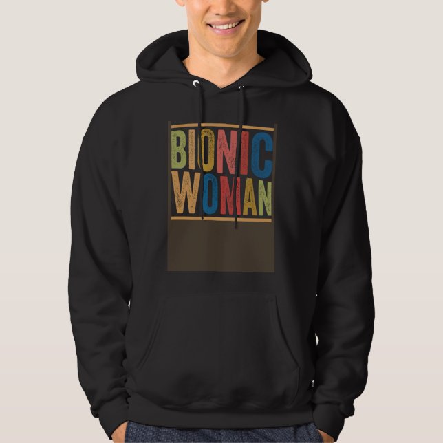 Bionic Woman Injury Accident Broken Hip Leg Arm Su Hoodie (Vorderseite)