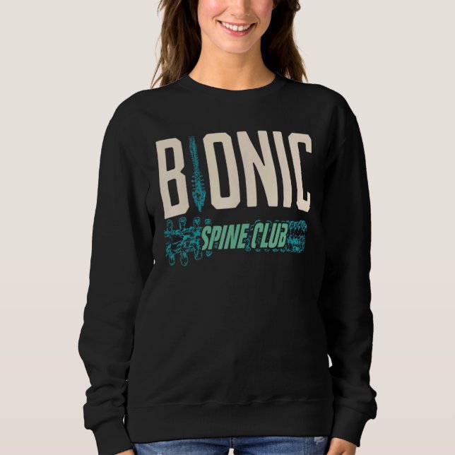 Bionische Spine-Operation Lumbar SpinalFusion Back Sweatshirt (Vorderseite)